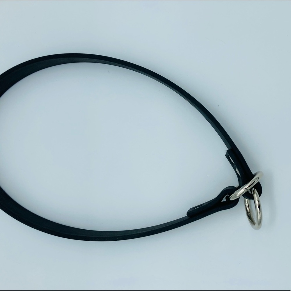 New Dog Collar Black BioThane 16” - Picture 5 of 5